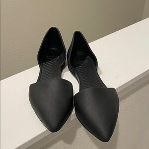 Native Shoes Audrey Bloom d'Orsay black flats size 8